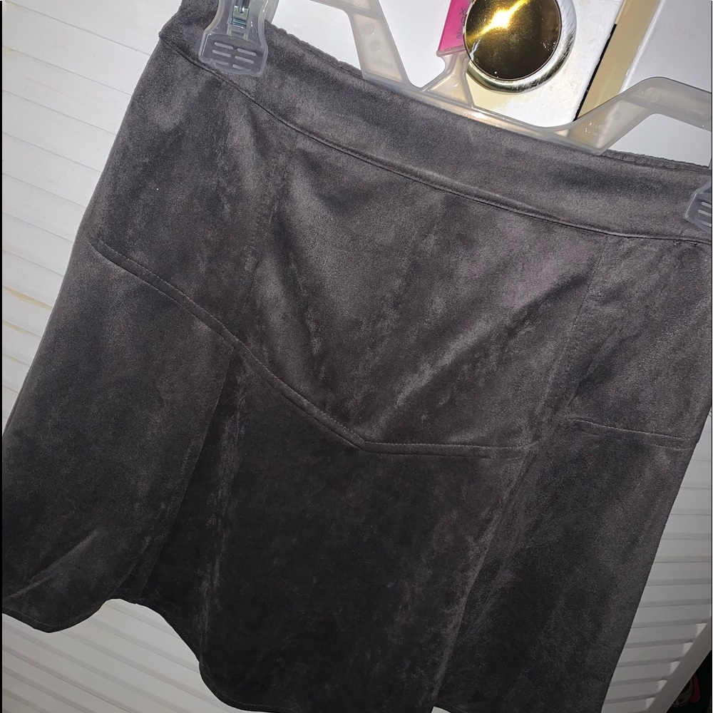 Gray Velvet skirt